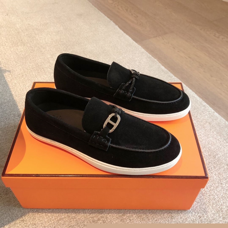 H**mes leather shoes